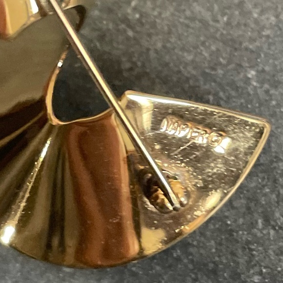 Vintage Napier Gold Ribbon Twist Brooch - Picture 6 of 7